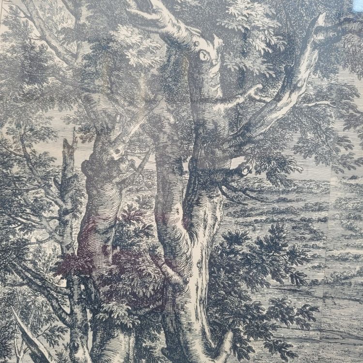 Gerahmter Kupferstich, Ansicht der Gray Franche Comté, 18. Jahrhundert?