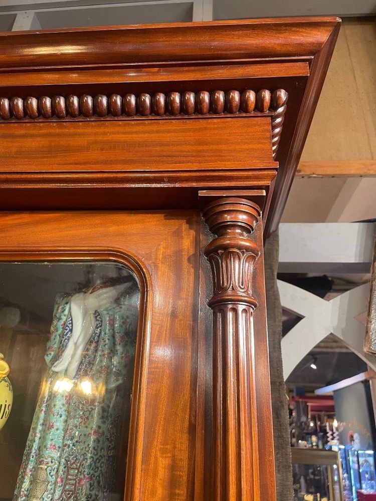 Two Charles X Period Mahogany Bodies Forming a Display Case