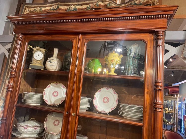 Two Charles X Period Mahogany Bodies Forming a Display Case