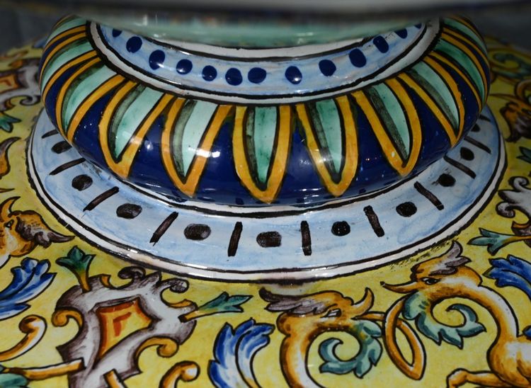 Nevers Earthenware Planter Signed – Late 19th Century