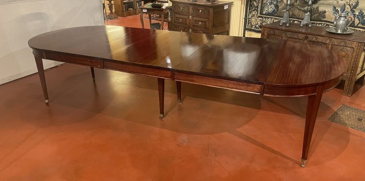 Louis XVI Mahogany Dining Table - 19th Century
