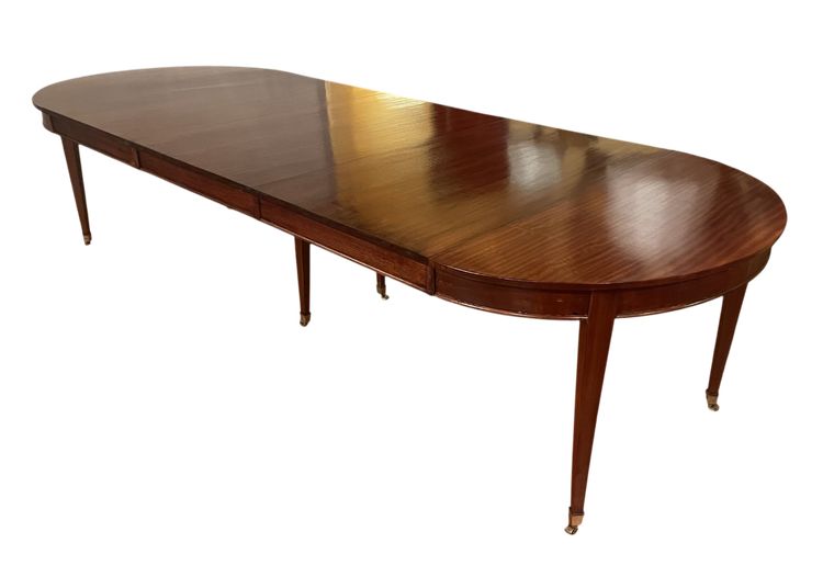 Louis XVI Mahogany Dining Table - 19th Century
