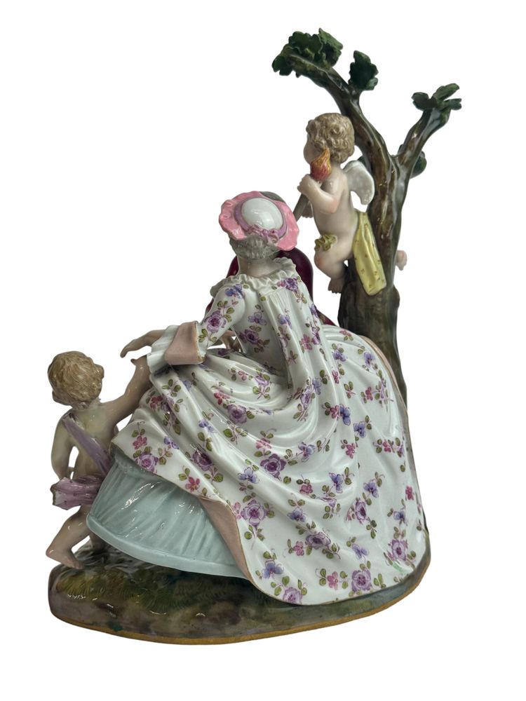 Meissen - Groupe en porcelaine Les Fiançailles