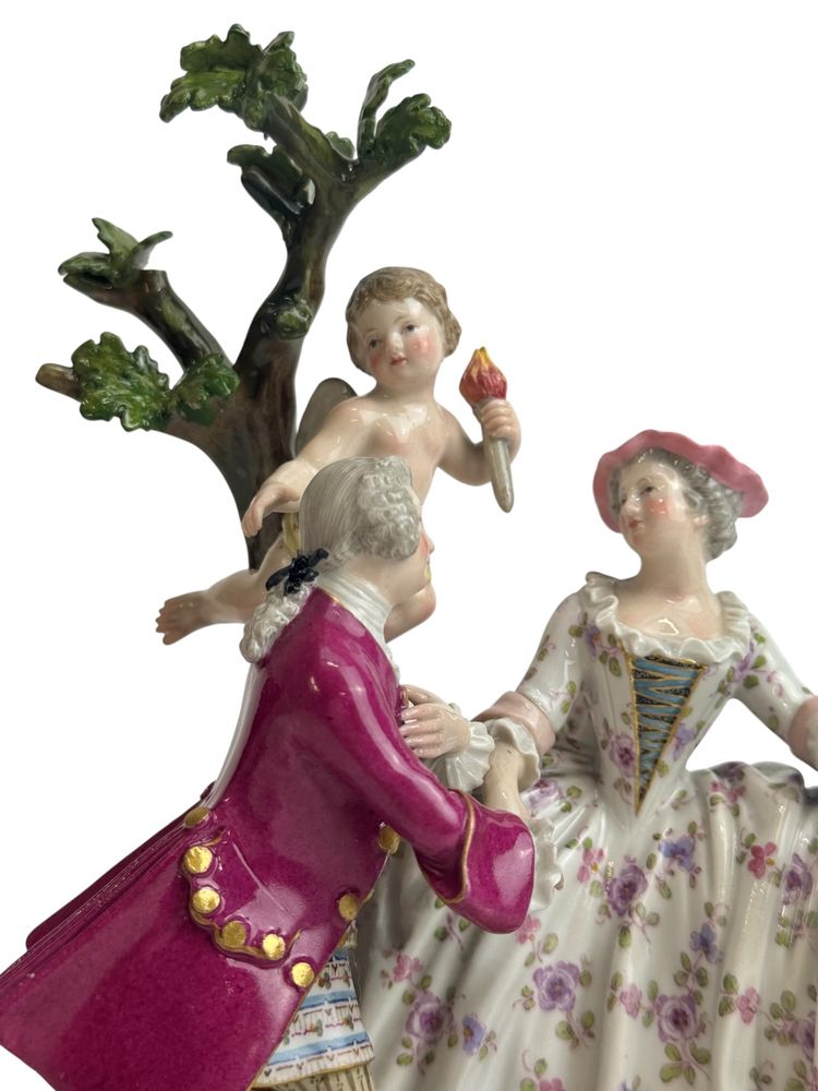 Meissen - Groupe en porcelaine Les Fiançailles