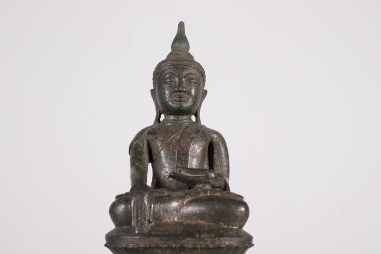 Bouddha en Bronze du Laos, 18ème siècle.