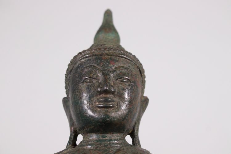 Bouddha en Bronze du Laos, 18ème siècle.