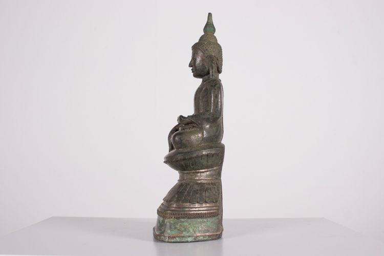 Bouddha en Bronze du Laos, 18ème siècle.