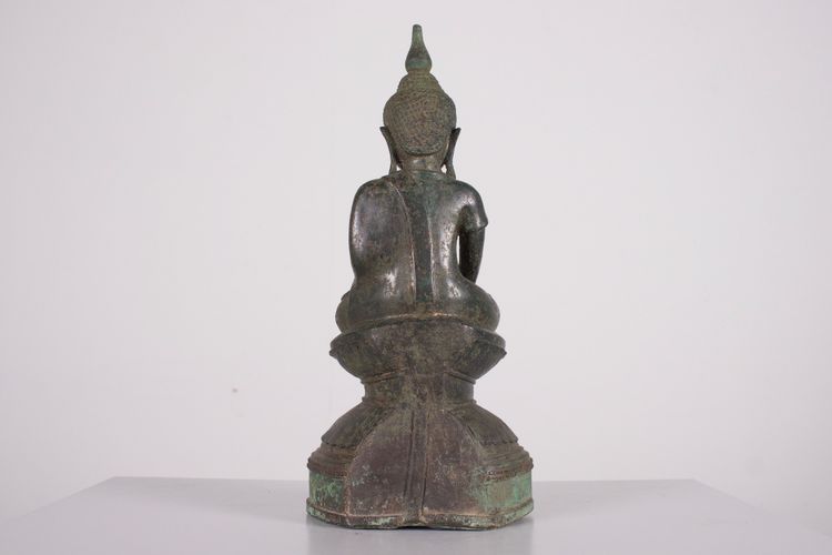 Bouddha en Bronze du Laos, 18ème siècle.