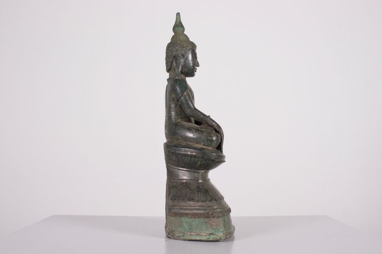 Bouddha en Bronze du Laos, 18ème siècle.