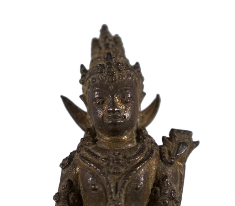 Bodhisattva Manjushri in Bronze, Java