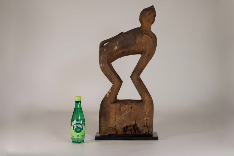 Figura del guardiano della scimmia Dayak Hapatong