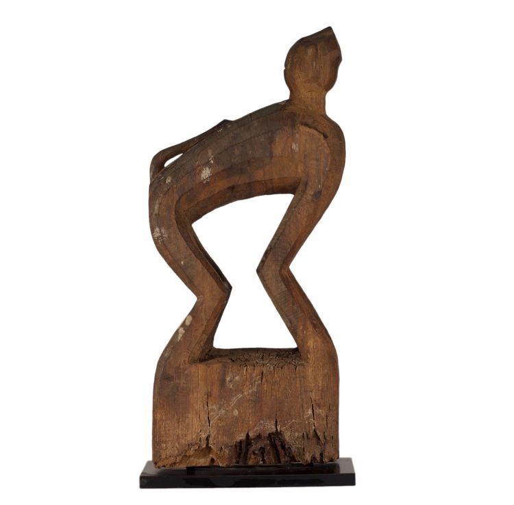 Figura del guardiano della scimmia Dayak Hapatong