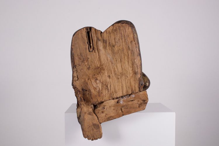 Grande Adorante Birmano in Legno Dorato
