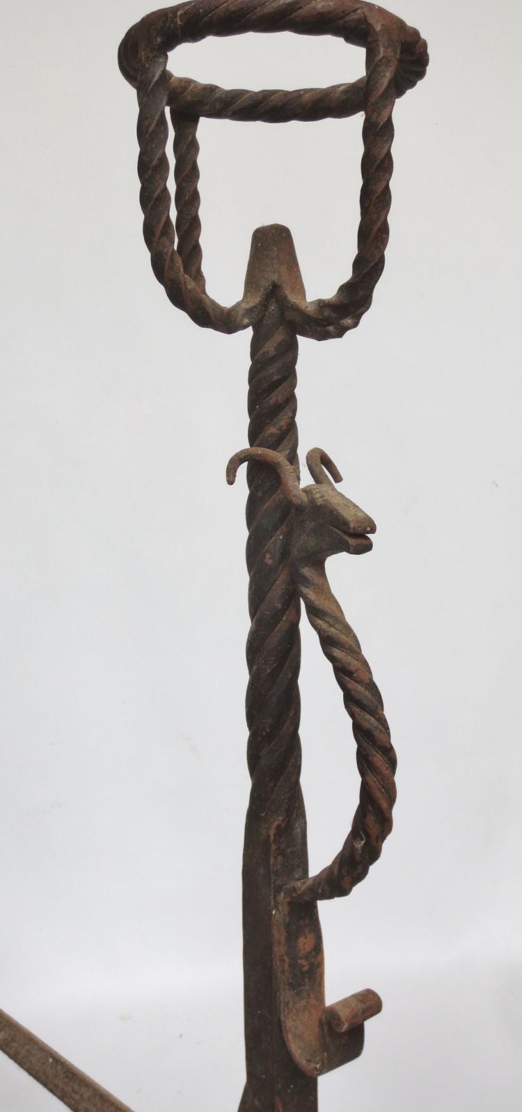 Pair of andiers, 19th century.