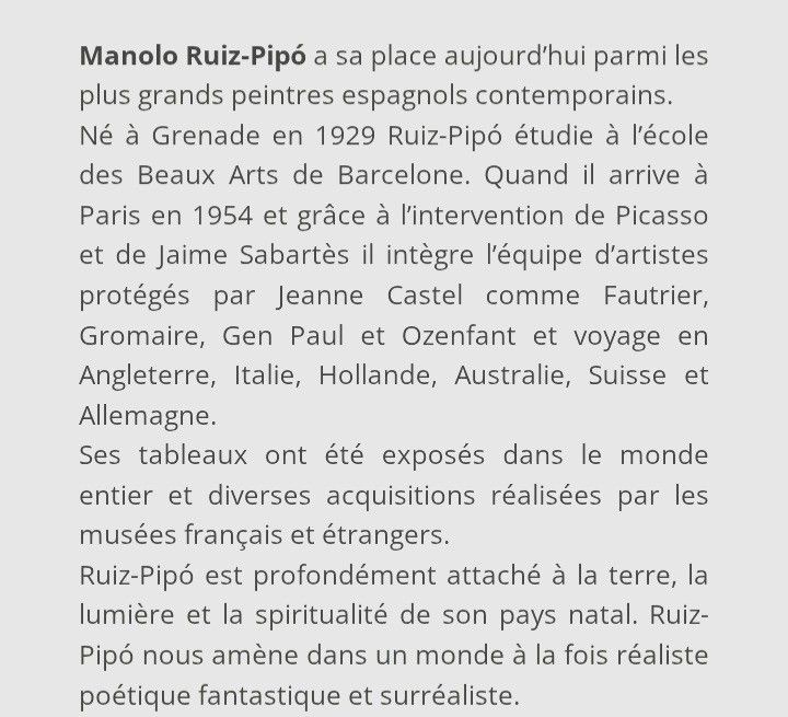 Manolo RUiZ PIPO 1929/1999
