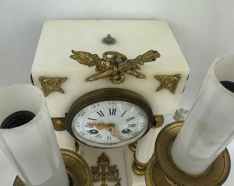 Large Louis XVI style fireplace surround