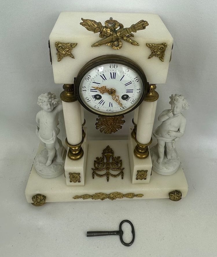 Large Louis XVI style fireplace surround