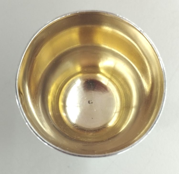 Egg cup in silver neck brace Goldsmith Lavallée XIX