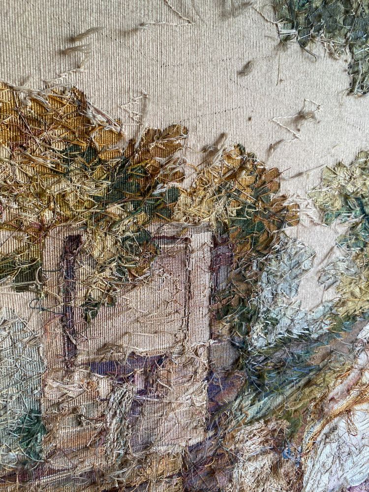 Coppia di arazzi di Aubusson raffiguranti due scene galanti Fine XIX