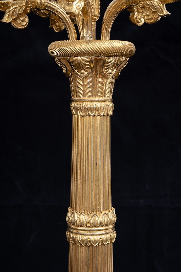 Coppia di candelabri dei primi del XIX secolo.