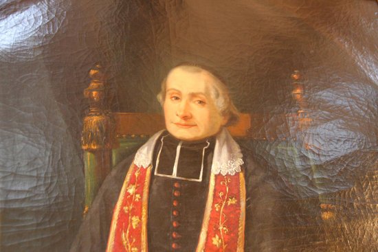Ein Ölgemälde von 1890, das einen Priester darstellt