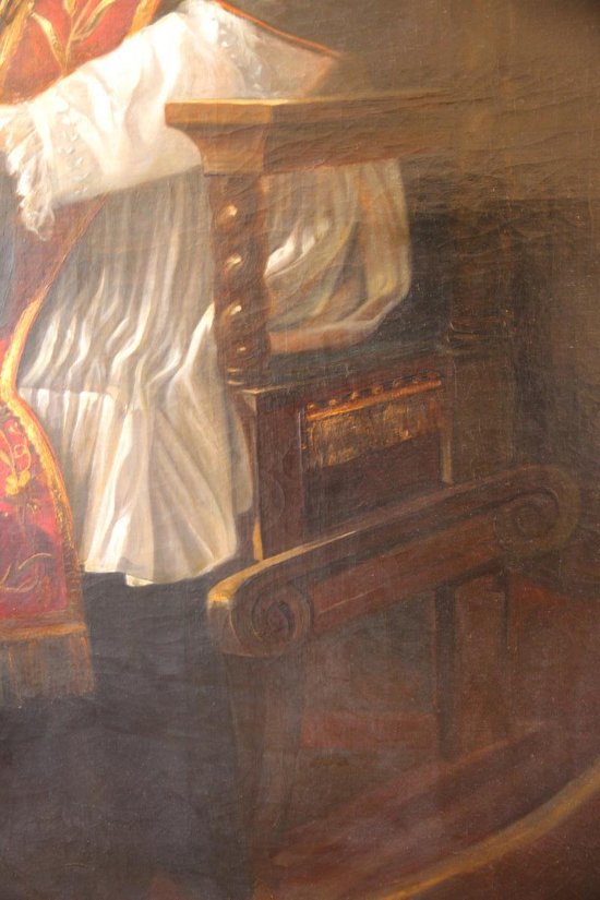 Ein Ölgemälde von 1890, das einen Priester darstellt