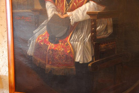 Ein Ölgemälde von 1890, das einen Priester darstellt