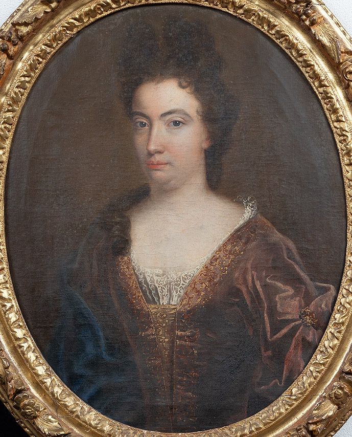 Paire de Tableau anciennes huile sur toile Epoque XVIIIe siècle. France