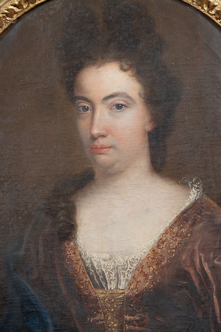 Paire de Tableau anciennes huile sur toile Epoque XVIIIe siècle. France