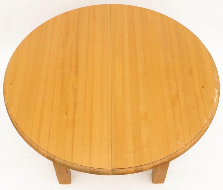 Table ronde pin massif