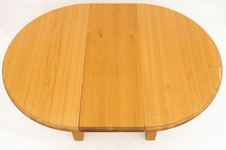 Table ronde pin massif