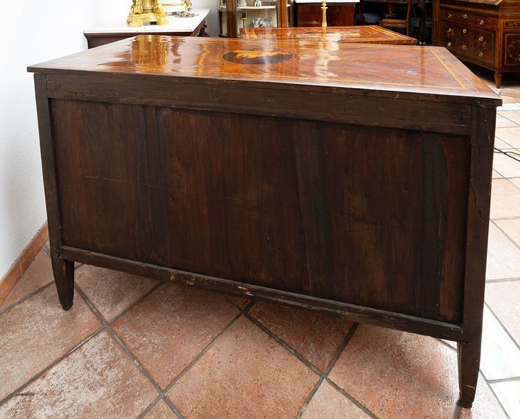 Commode ancienne Lombarde (Italie) Louis XVI,  18siècle.