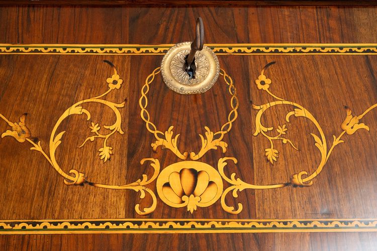 Bureau ancienne Louis XVI, Lombardie (Italie) 18siècle.