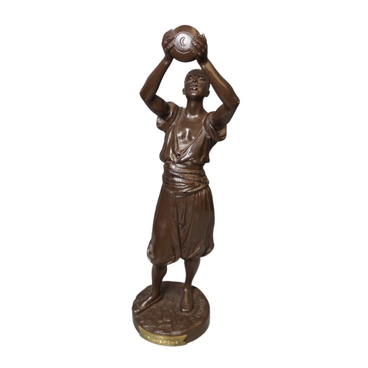 Bronze , Young Tunisian with a jug by Jean Didier Debut XIX