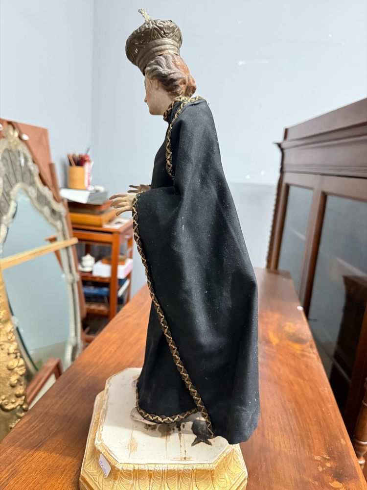 Sculpture ancienne de Sam Gabriel de Notre-Dame des Douleurs, XVIIIe siècle, 55x23x20cm