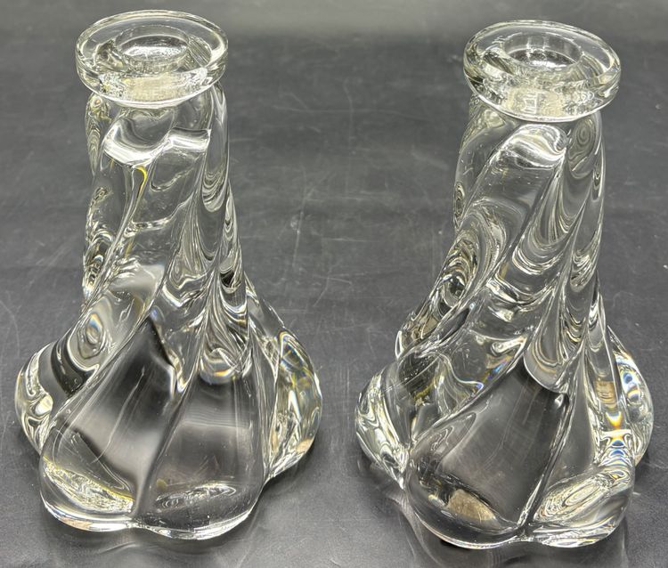 CRYSTAL CANDLESTICKS