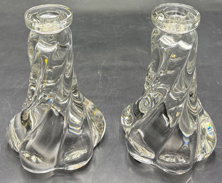 CRYSTAL CANDLESTICKS