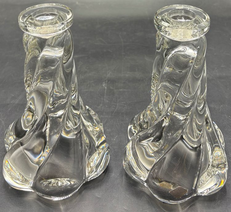 CRYSTAL CANDLESTICKS