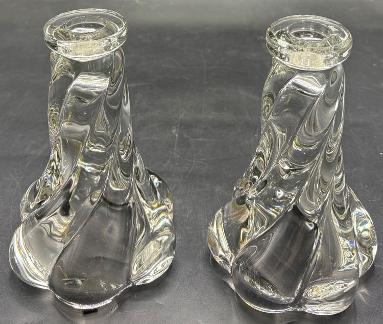 CRYSTAL CANDLESTICKS