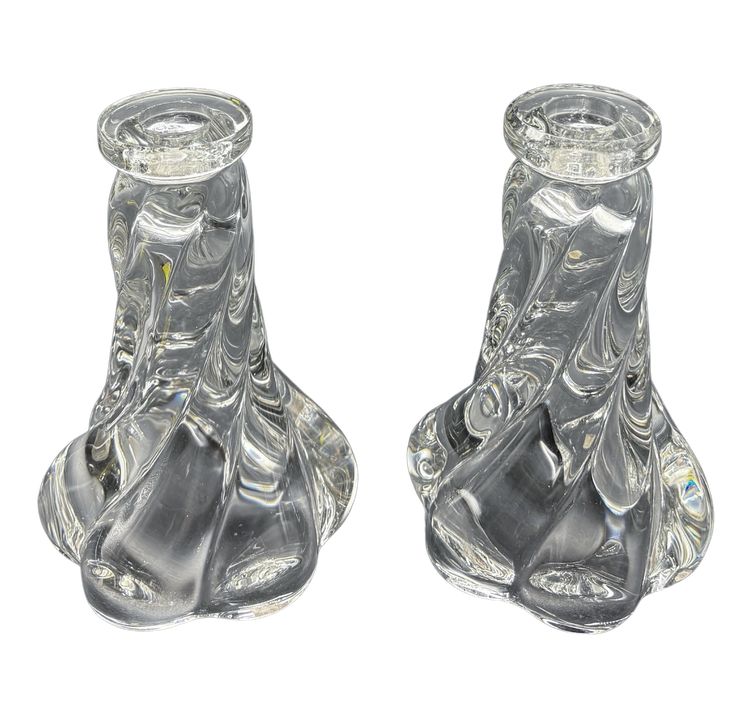 CRYSTAL CANDLESTICKS