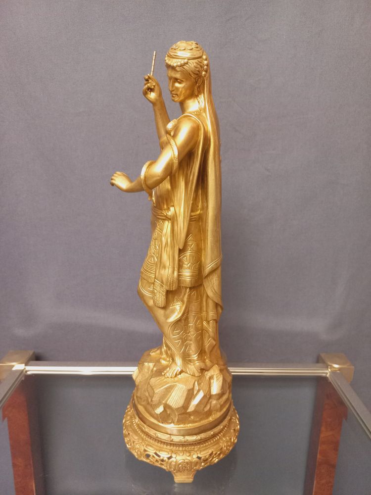 Scultura di Cleopatra in ormolu, fine XIX secolo