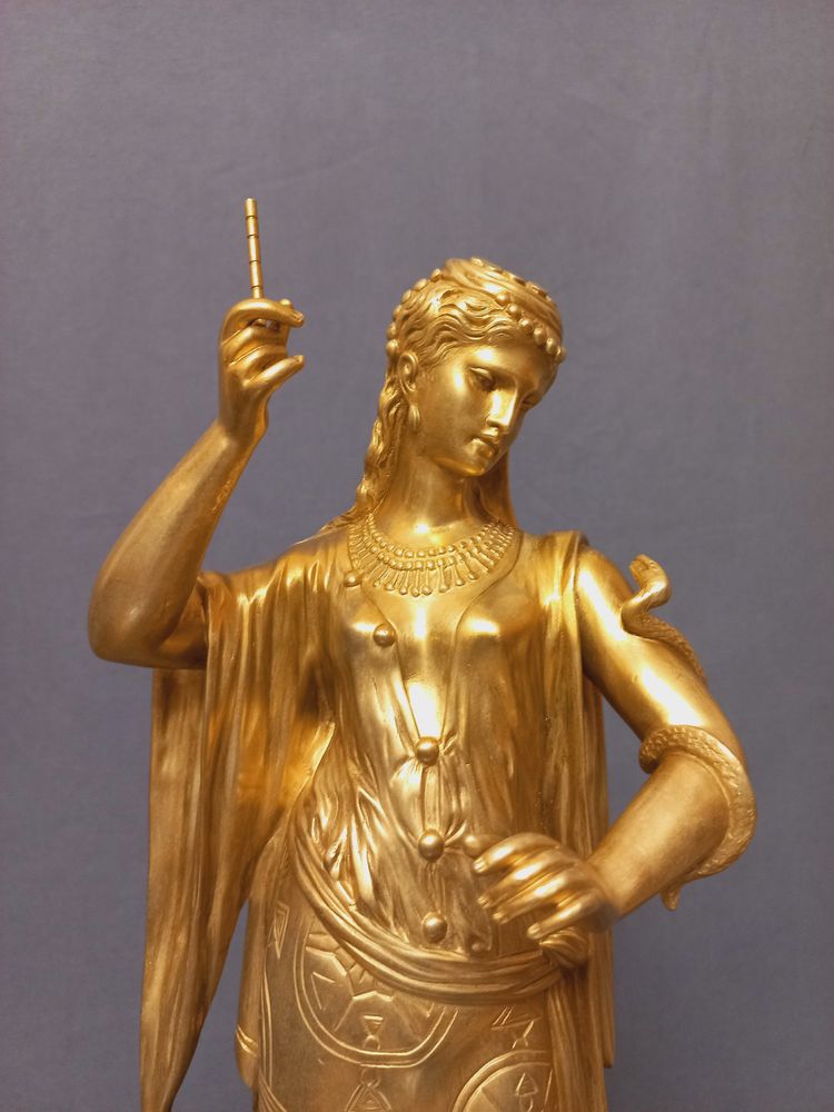 Scultura di Cleopatra in ormolu, fine XIX secolo
