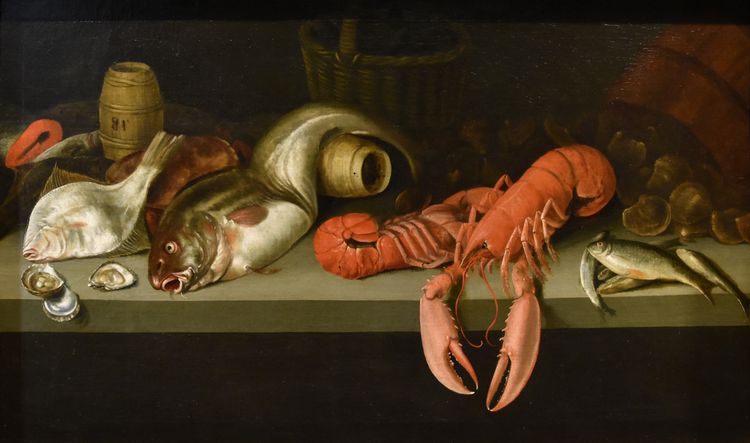 Alexander van Adriaenssen (Antwerpen, 1587 - 1661), Stillleben mit Austern