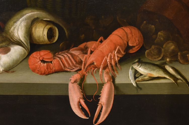 Alexander van Adriaenssen (Antwerpen, 1587 - 1661), Stillleben mit Austern