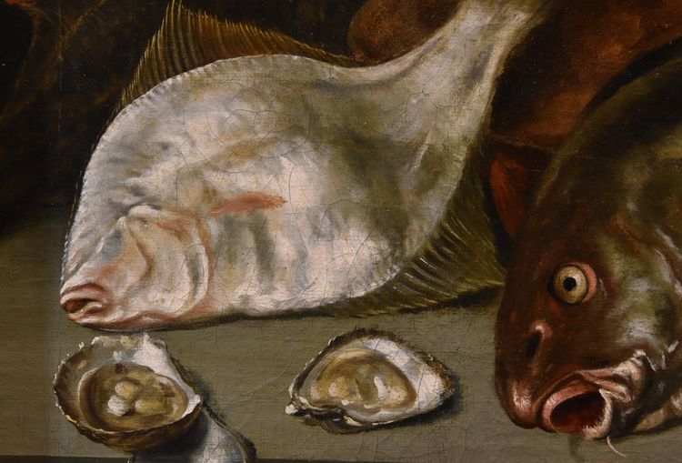 Alexander van Adriaenssen (Antwerpen, 1587 - 1661), Stillleben mit Austern