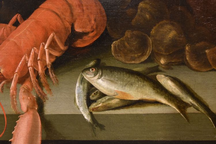 Alexander van Adriaenssen (Antwerpen, 1587 - 1661), Stillleben mit Austern