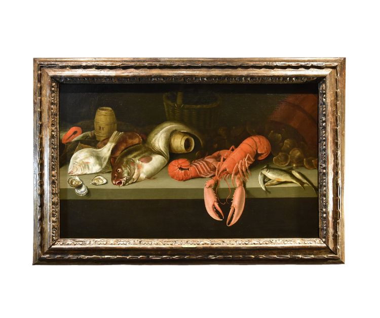 Alexander van Adriaenssen (Antwerpen, 1587 - 1661), Stillleben mit Austern