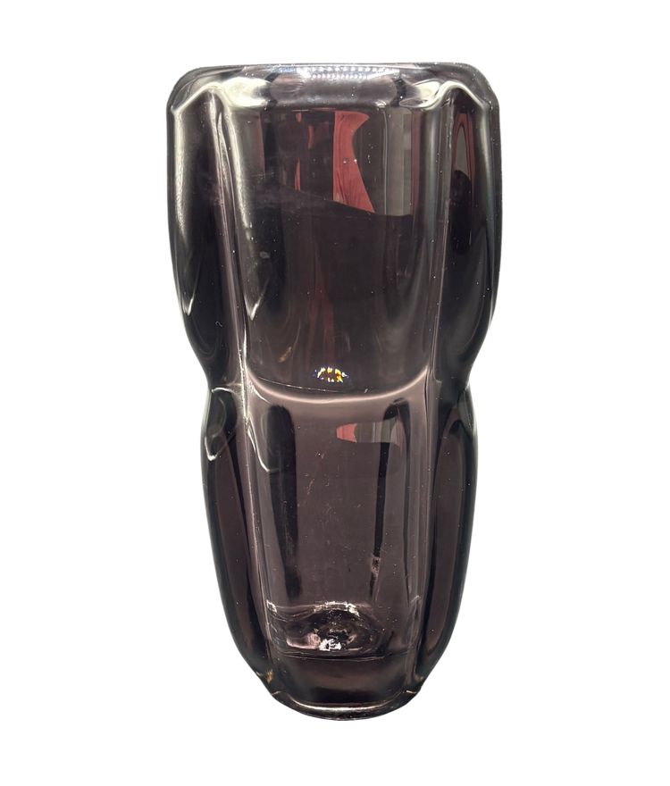 COLORED GLASS VASE