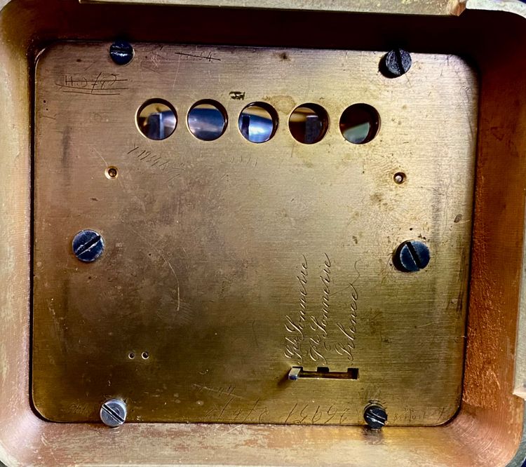 Carriage clock " grande sonnerie, petite sonnerie, silence " circa 1880