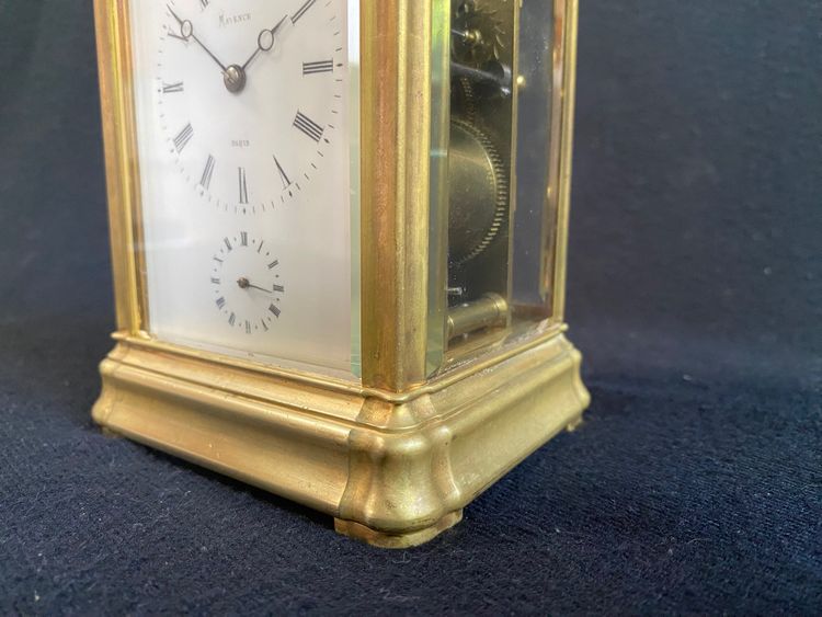 Carriage clock " grande sonnerie, petite sonnerie, silence " circa 1880